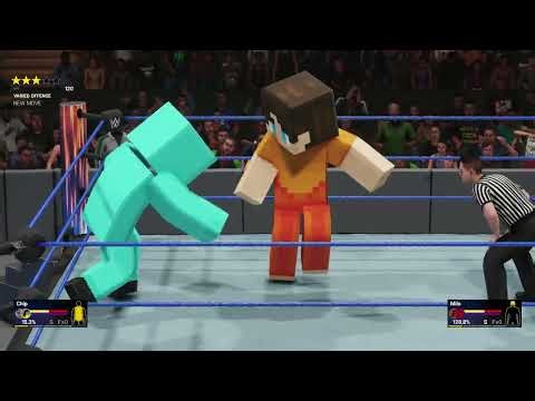 Milo vs. Chip in Minecraft