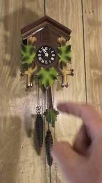 How to adjust coukoo clock pendulum