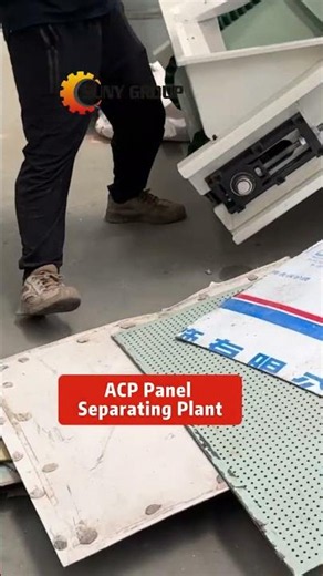 ACP Panel Shredding & Separating Plant | Recover Aluminum from ACP Waste ♻️