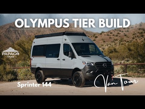 Full Sprinter Van Conversion Tour | Compact Kitchen to Sleeping Setup Revealed