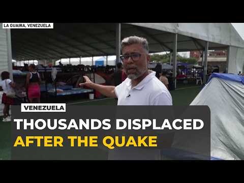 Venezuela  earthquake survivors shelter in temporary camps as aid efforts continue