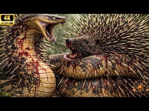 Steel Spikes Against Constriction Rings – When a Hedgehog Confronts a Giant Python!
