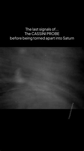 Right before DIVING into SATURN, it recorded it's LAST MOMENTS... 🪐🚀 #nasa #space #sky #saturn