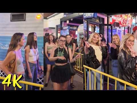 Downtown St Pete Nightlife 4K | St. Petersburg Florida Spring Break 2026