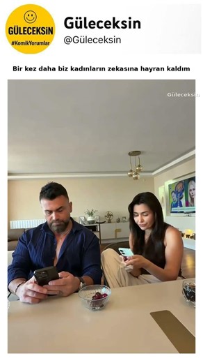 Bir kez daha biz kadınların zekasına hayran kaldım
