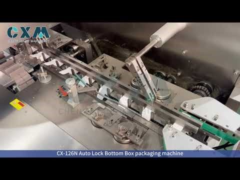 CX-126N Auto Lock Bottom Box Packaging Machine | Carton Forming Machine