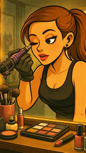 There are significant differences in the tools and equipment used for tattoos and permanent makeup. Tattoo artists typically use a tattoo machine designed to deeply insert regular tattoo ink into the skin, while permanent makeup artists use specialized tools.