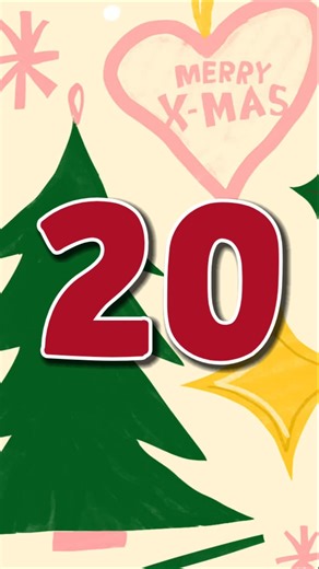 🎅 Christmas Countdown 🎄 20 Seconds Timer With Sound Effect | ⏰ 20 Second Timer ☃️ #short #shorts