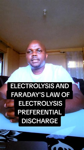 ELECTROLYSIS AND FARADAY'S LAW OF ELECTROLYSIS. #chemistrymadeeasy #kcse #highschoolchemistry #chemistrystudent #formfourstudents
