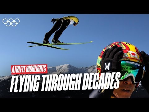 Noriaki Kasai: Eight Olympic Appearances 🇯🇵🎿 | Athlete Highlights