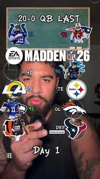 Go 20-0 in Madden 26 But Take the QB Last 🔥🫡 #nfl #shorts #madden26 #nflshorts #angel #legnv