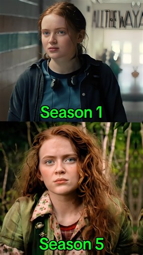 Stranger Things Season 1 vs Season 5 Cast Evolution 🔥 #shorts #strangerthings