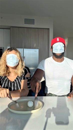 Exploding egg prank 💀🤣 #couple #prank #wife #funny #youtubeshorts