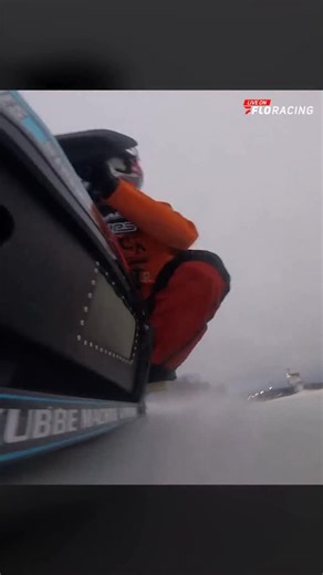 ❄️ Ride on-board a snowmobile for a lap around the one-mile Sault Ste. Marie ice oval. #international500 | FloRacing