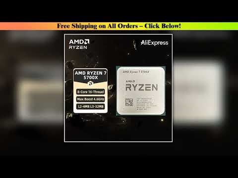 AMD Ryzen 7 5700X CPU AMD R7 5700X Processor Up to 4.6GHz 8-Core 16-Thread Socket AM4 Desktop