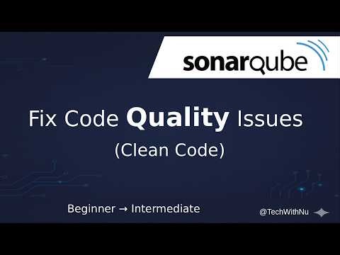 🚀 Fix Code Quality Issues with SonarQube (Full Mini Project)