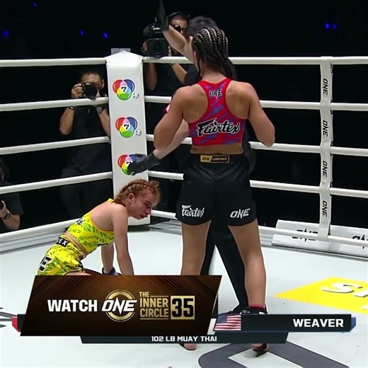 OVERPOWERED 😤 Olivia Bahsous settles the score with Malia Weaver via dominant second-round TKO!