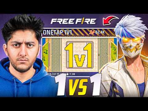 PLAYING 1 VS 1 AGAINST RUDE PLAYER IN FREE FIRE 😡