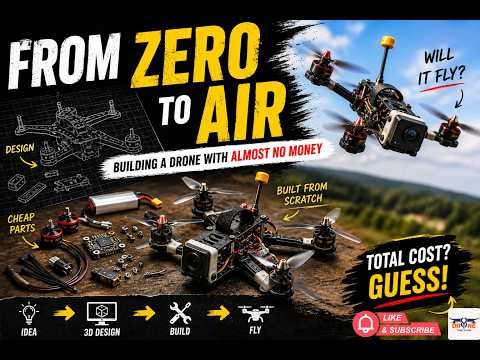 From Zero to Air: Building a Drone With Almost No Money 🚀 | Part 1 #drone #madeinindia #diydrone