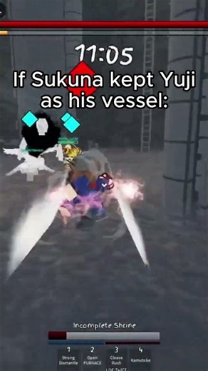 if sukuna kept yuji as a vessel #fyp #viral #shorts #roblox #jjs #jujutsushenanigans #jujutsukaisen