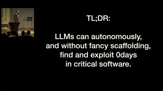 Nicolas Carlini showed CLAUDE finding 0-DAY vulnerabilities in a live conference demo. found the blind SQL injection in 50 minutes, stole the admin api key, then did the exact, same thing to the linux kernel😕