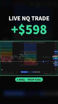 I Took This NQ Long Live and Closed +$598