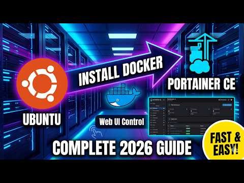 Modern Home Lab Setup: Docker Engine + Portainer CE (Full Tutorial)