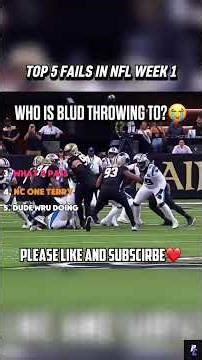 Top 5 funniest fails in NFL week 1 😂 @ParlayCapital #nfl #football #funny #viral #funnysports