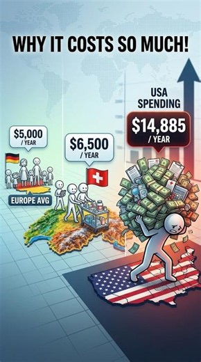Why American healthcare is the most expensive #usa #healthcare #explained