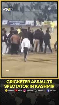 Kashmir: Video Shows Cricketer Allegedly Assaulting Spectator After Match | WION Shorts