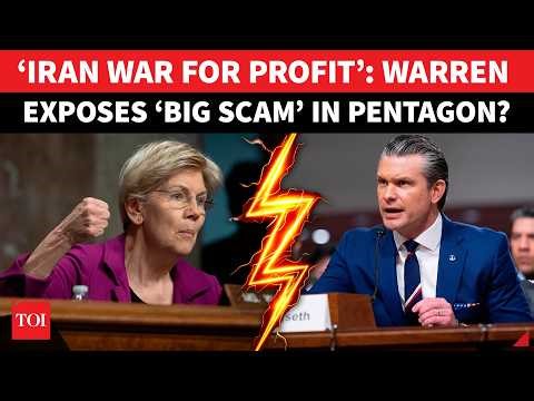 ‘Insider Trading In Iran War’: Senator Warren’s ‘Big Reveal’ RATTLES Hegseth Amid Fiery Senate Clash