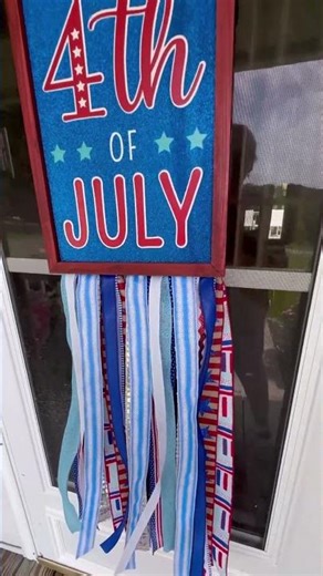 4th of July Wall Hanging,Patriotic Door Hanger, Independence Day Decor,Farmhouse Decor, Red #shorts