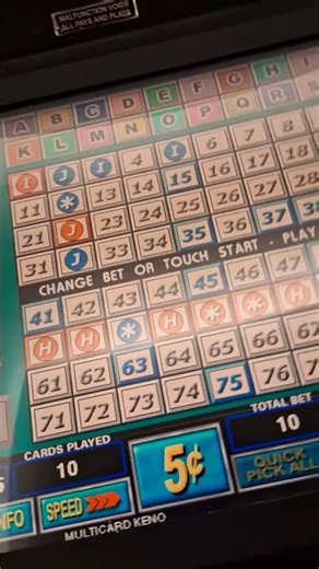 Winning at Multi Card Keno! #Casino #Keno