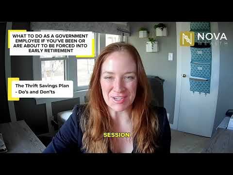 What to do if you're a Government Employee & have - or worry you might be - forced to retire early.