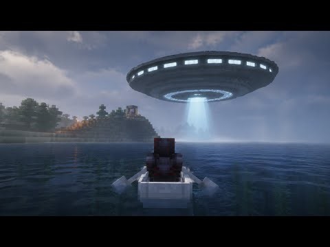 🔥I Discovered a Mysterious UFO Base in Hardcore Minecraft SMP😳#minecraft 