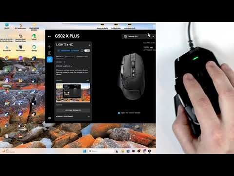 LOGITECH G502 X Plus: Screen Sampler: Real-Time Game Color Mirroring