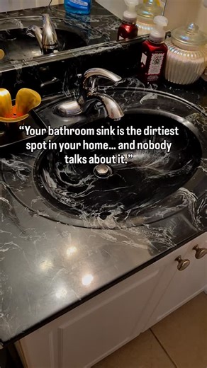 Patricia cleaning on Instagram: "You wipe it every day… but that doesn’t mean it’s clean. Your bathroom sink holds toothpaste residue, soap scum, skin cells, and bacteria — especially around the faucet base, drain ring, and overflow hole 👀 That’s why odors come back so fast. Real cleaning means letting products sit, detailing the small areas, and properly sanitizing, not just wiping and moving on. This is the difference between a surface clean and a professional deep clean ✨ 💾 Save this 👀 Fol
