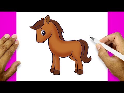 How To Draw Horse Easy | Easy Horse Drawing