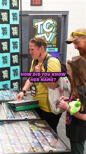 Lainey was donated to for being so kind to the people around her 🥹 . . . . Edited by @Brian . . . #pokemonvendorpov #hobby #pokemon #cards #bearddadsgoatedchat