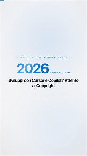 #saas #venturecapital #githubcopilot #cursorai #aiact | Antonino Ingoglia