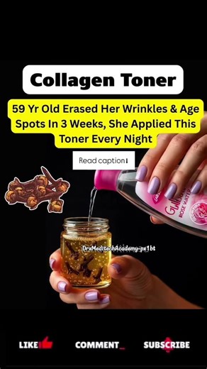 Collagen Toner #smallbusiness #totorial #beautytips #skincare #cosmetics #makeup #diy#viral #shorts
