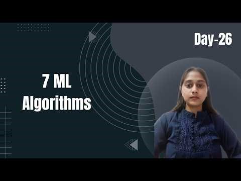 7 Classification Algorithms Explained Simply 🤯 | Machine Learning Basics