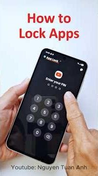 How to lock apps on android
