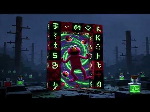 Making A Portal To The Cursed Elmo Potion Dimension in Minecraft!