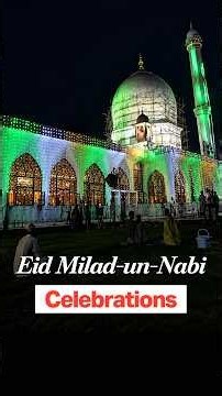Eid Milad-un-Nabi Celebrations at Dargah Hazratbal, Srinagar