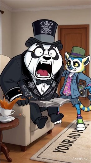 Never Try to Scare a Panda! 😱 🐼 | Karl & Dewey 3D Shorts