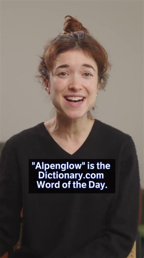 Word of the Day: alpenglow
