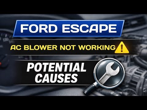Ford Escape AC Blower Not Working – Possible Causes Explained