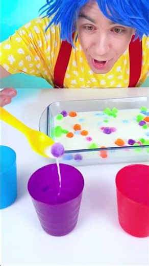 Learn colors with milk and cereal 🥛 Funny color learning game #forkids #preschool #educational