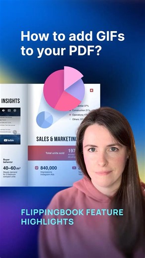 How to add GIFs to your PDF? FlippingBook feature highlights